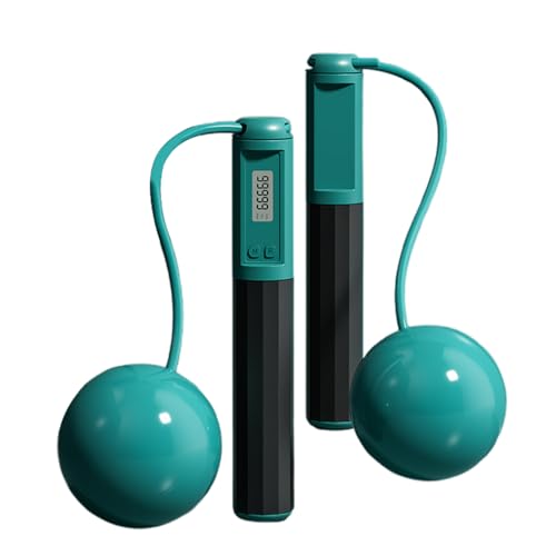 コードレス縄跳び, コードレスフィットネスギア, トレーニング用カウンター付きジャンプロープ, 家庭用 室内 屋外 ワークアウト エクササイズ フィットネス 男性 女性 子供 向け