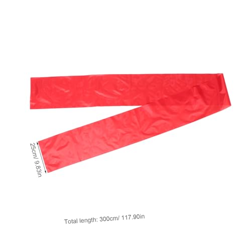 2 piezas de baquetas para danza con cintas rojas elegantes y largas de seda para entrenamiento de danza miniatura 2