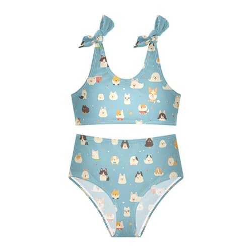 KLL Pet Dogs Girls' Two Piecing Bikini Set Beach Swimsuit Swimming Suits Adjustable Strap3