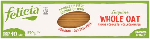 Felicia Gluten Free Organic Whole Oat Linguine Pasta 250 G (Pack of 1)