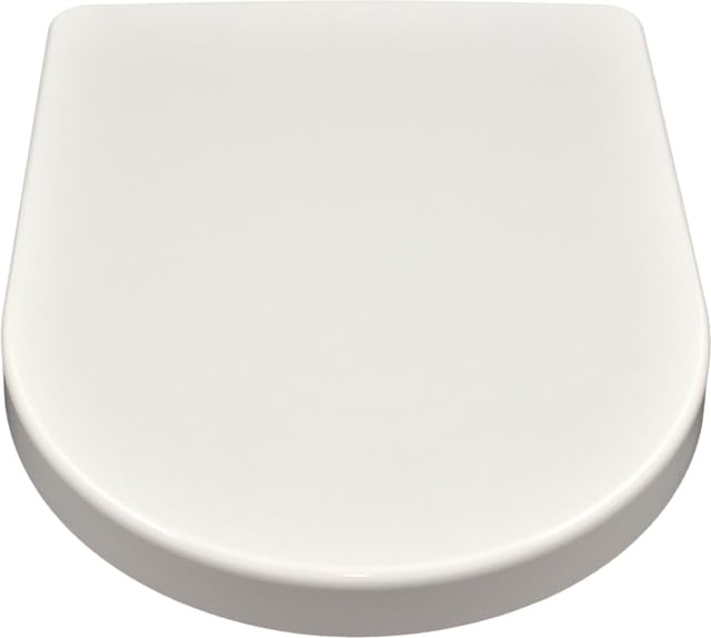 sanicomfort WC-Sitz mit Softclose Absenkautomatik Weiß, passend z.B. zu WC Renova Nr.1