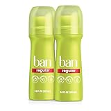 Ban Roll-On Antiperspirant Deodorant, Regular, 3.5oz (Pack of 2)