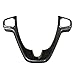 ruihe Carbon Fiber Color Steering Wheel Cover Trim Fit for Ford Fiesta 2012 2013 2014 2015 2016 2017 2018
