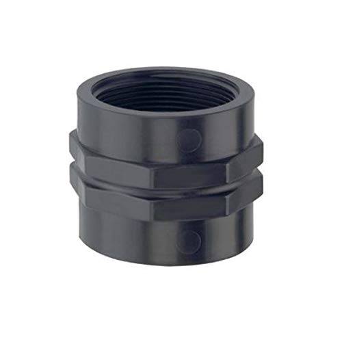 Pisces 1'' to 1'' Female Threaded Socket BSP Thread - Pond Hose Tube Fitting Connector