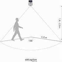 Oktaplex 2er Set Ede LED Solar mit Bewegungsmelder Außenstrahler Anthrazit – Ansicht 3