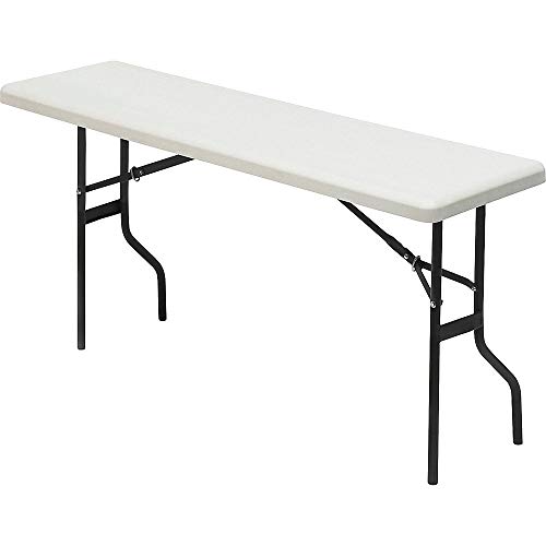 Iceberg Resin Folding Tables, 18'' X 60'', Gray #TOP7