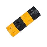 Gummi-Geschwindigkeits-Stoßdämpfer, modular, gelb, schwarz, geeignet für Gemeinschaftseinkaufszentrum, Parkplätze, Garagen