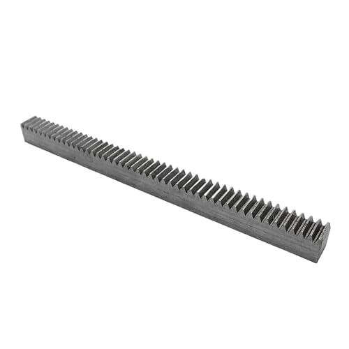 Spur Rack Steel High Precision 1pcs 1 Modulus Steel Gear Rack 10mmx10mm with 300mm-500mm 1Mod Straight Teeth Rack for Engraver Router(300mm)