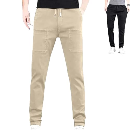 Mencomfy Cargo Pants, Multipants - High Stretch Multi-Pocket Durable Cargo Pants, Silm Fit Male Stretch Pant