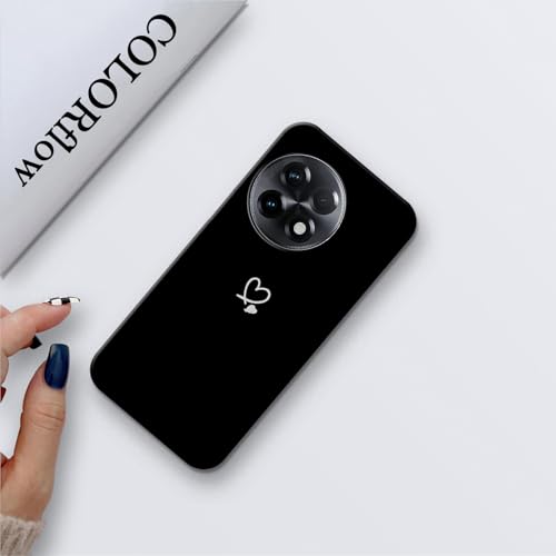 Image of COLORflow Back Cover Compatible with OnePlus 11R 5G | Cute Korean Hearts Customized Back Cover Compatible with OnePlus 11R 5G