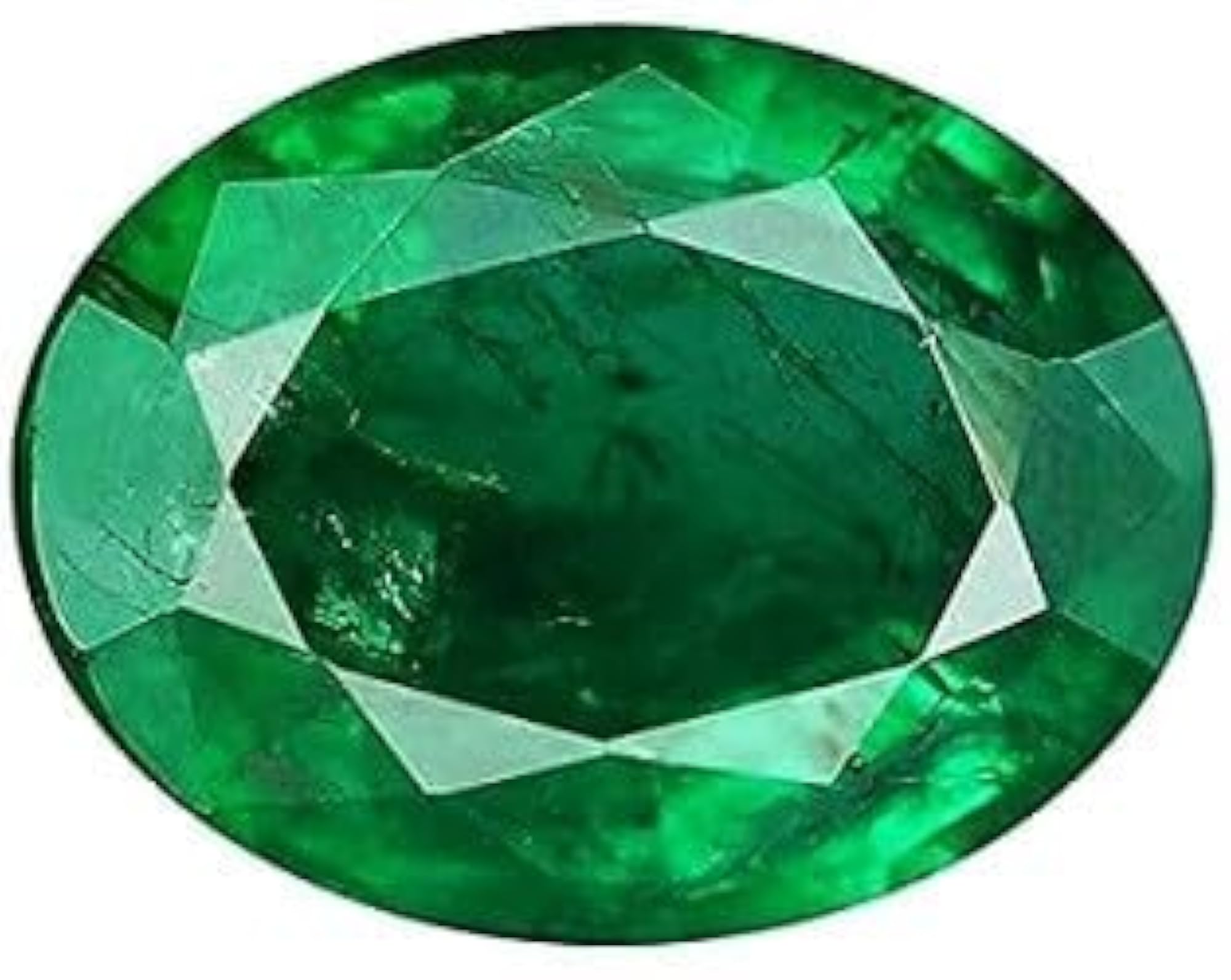 7.25 Ratti Natural Columbian Emerald Brass Plated Pendant