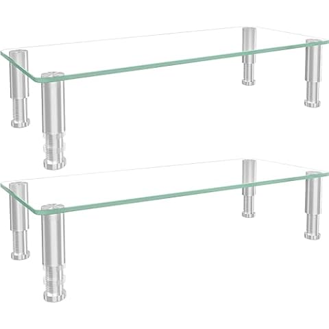 Height Adjustable Computer Monitor Stand Riser Cover