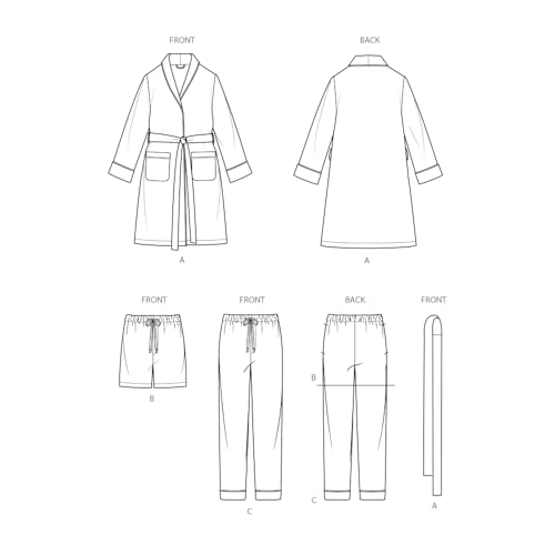 Patron de couture Simplicity SS3109A avec guide multi-taille du XS au XL
