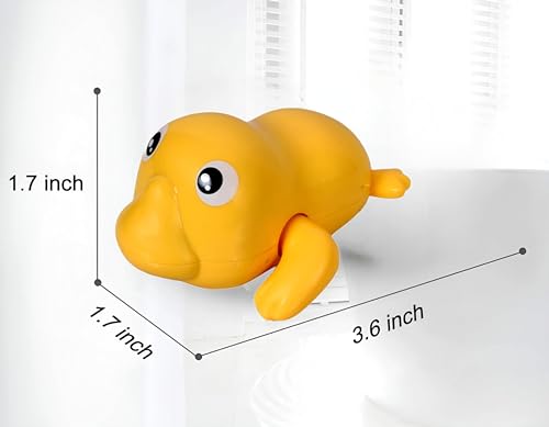 Image of COSMOBABY Premium (Duck & Walrus Combo) Bath Toys, Cute Swimming Bath Toys for Toddlers 1-3, Floating Wind Up Toys for 1-5 Year Old Boy Girl, New Born Baby Bathtub Water Toys, Proudly Made in India
