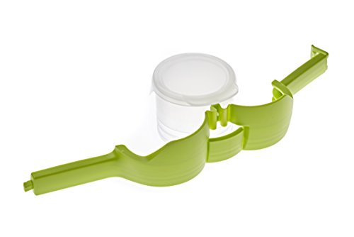 TURBO PRODUKTE Snackspender 3er Set - Wiederverwendbarer - Gadget für Cornflakes, Nussspender, Süßigkeiten uvm. - Luftdichter Tütenverschluss