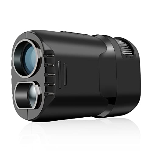 Laser Golf Entfernungsmesser Jagd DAXIEFOO Golf Entfernungsmesser, 1000m, 6 facher Vergrößerung, Flag Pole Lock Vibration, Winkelkompensation und Horizontale Distanz, Laser Entfernungsmesser Cover