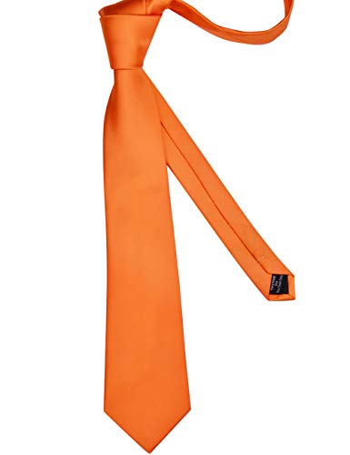 Image of GUSLESON Classic New 3.15 inch(8cm) Men's Solid Color Necktie Wedding Business Tie + Gift Box