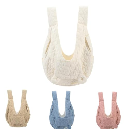 熊型ペットスリング 猫 犬のスリング 抱っこ紐 小型犬 バックル式で長さ調節可能 猫 キャリーバッグ ペットバッグ スリング犬 ポケット付き 通気性 軽量 飛び出し防止フック付き 猫用抱っこ紐 犬だっこ紐 料理/家事中にペットのお世話 散歩/旅行/お出かけ