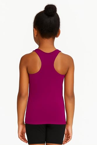 Image of Kurve Premium Girls Seamless Supersoft Wide Strap Comfortable Racerback Tank (Made with Love in The USA)