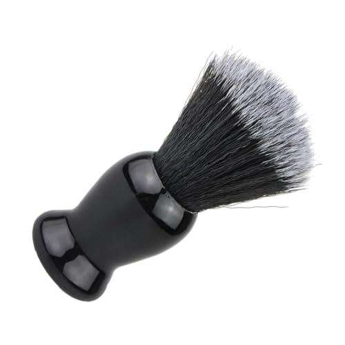 minkissy 1pc Men's Badger Hair Shaving Brush for Beard Grooming Beard Cleaning Brush Styling Beard Tool Smooth Handle Portable Bearded m