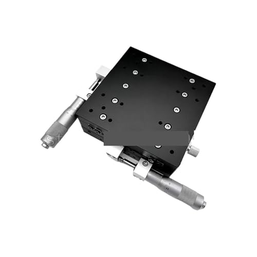 Table de translation manuelle XY 90x90 mm dotée d'un double rail horizontal LY90-R