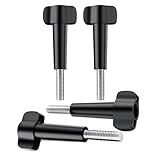 4 Pack Compatible with GoPro Thumbscrew 1/4'-20 Mount – Fits GoPro Hero Series (13–5) & Max, Compatible with Insta360 R/X3/X2&DJI Osmo Action&Akaso | Rust-Proof, Durable, Easy Hand-Tighten Screws