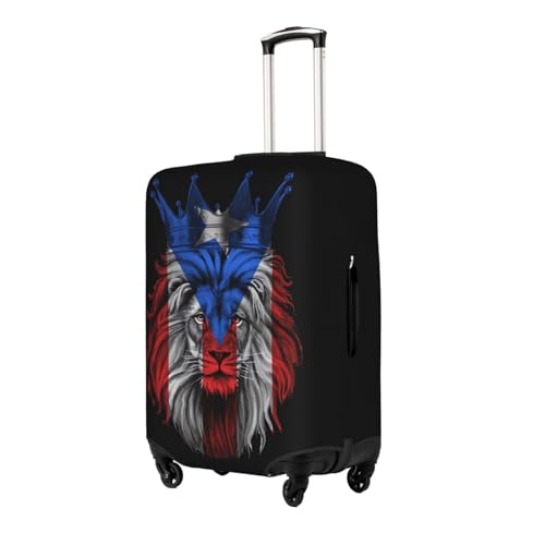 Travel Luggage Cover Puerto Rico Flag Fashion Washable Baggage Suitcase Protector Fit For 18-32 Inch Luggage-1072