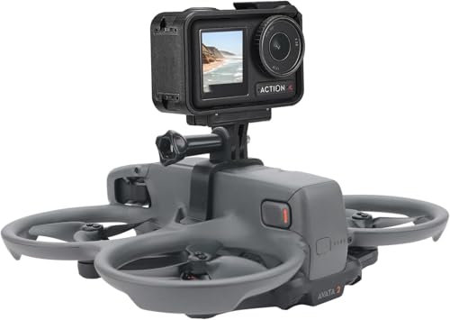 JOYSOG Avata 2 Mount, Action Camera Mount Adapter Bracket for DJI Avata 2 Drone Extension Clamp Holder Fix Kit Accessories(180° Adjustable) - Image 5