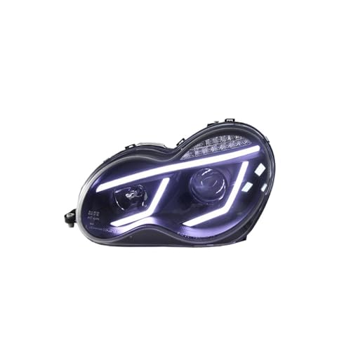 Faros LED de coche para Benz Clase C W203 2000-2006 luces de freno intermitentes antiniebla 4