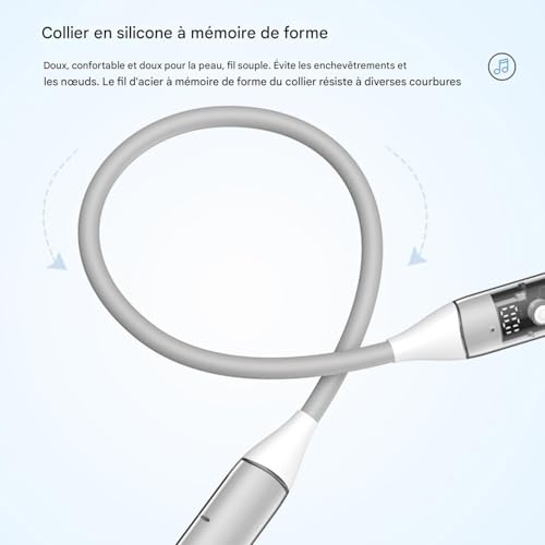 Auriculares con teléfono integrado diseño ergonómico magnético unisex 6