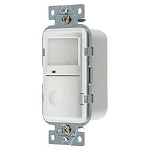 Hubbell WS2000W H-MOSS Passive Infrared PIR Wall Switch Occupancy Sensor