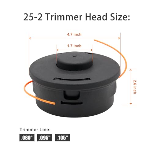 Tête de débroussailleuse 25-2 haute résistance compatible Stihl 4002 710 211 91 - 3