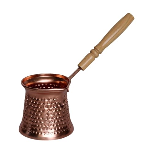 MotiveTech Taza de Café Tetera con Asa Larga 350ml Cafetera Pequeña Cafetera de Café de Infusión Manual Cafetera Turca para El Hogar