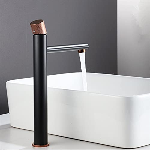 Robinet de lavabo à poignée moletée en laiton pour un contrôle précis de l'eau