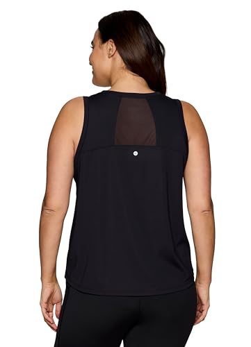 RBX Active Women's Workout Top with Breathable Mesh Panels, Quick