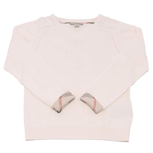 BURBERRY 8074Q Maglione Bimba maglioni Jumpers Kids Avorio [12 years]