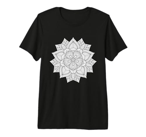 Mandala Méditation Spirituel Zen Mantra Bouddhisme Cadeau T-Shirt Haut de Gamme