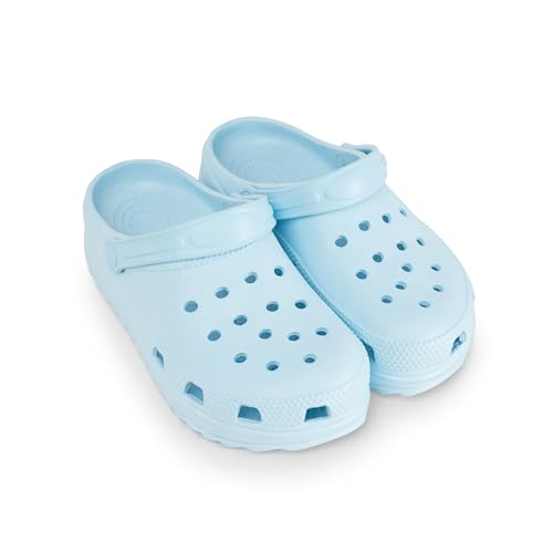 BESCH Zuecos Clasico de EVA para Mujer, Adulto Unisexo - Zapatillas de Verano Impermeable Ligero (Azul, 41)