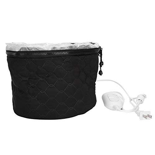 Miniatura 3 de Vaporizador eléctrico para cabello negro, tratamiento de cuero cabelludo acondicionador profundo con calor térmico, aceite caliente en casa