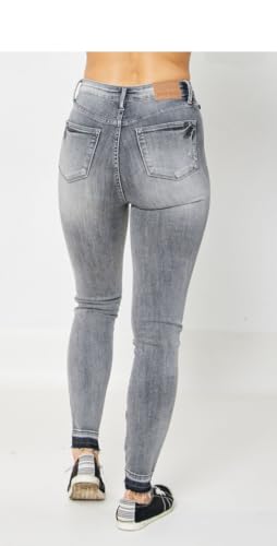 Judy Blue High Waist Tummy Control Release Hem Skinny Jeans, 887922