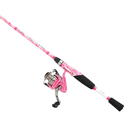 pink fishing rod and reel combo