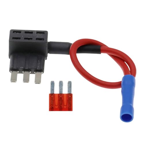 Micro 3 | 185℃ | 12V Mini Small Medium Size Car Fuse Holder Add-A-Circuit Tap Adapter with 10A Micro Mini Standard ATM Blade Fuse New 2026 High for Reliable Electronic Component