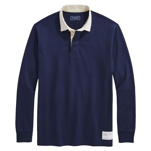 vineyard vines Men's Rugby Shirt, Nautical Navy