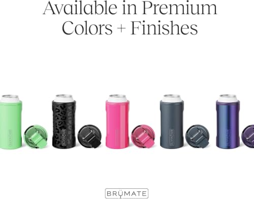 Image of BruMate Hopsulator Trio 3-in-1 Insulated Can Cooler for 12oz / 16oz Cans + 100% Leak Proof Tumbler with Lid | Insulated for Beer, Soda, and Energy Drinks