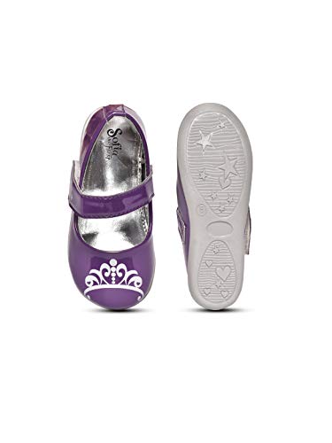 Image of Disney Girl's Sofia The First by Toothless Kids Girls Ballerina Purple Ballet Flats
