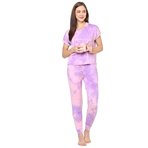 Image of Sweet Dreams Women's Cotton Printed Night Suit Set