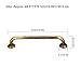 Grab Bars for Elderly for Wall, Antique Style Brass Carved Shower Tub Safety Grab Bar Wall Mounted Shower Handles for Bathroom Accessories