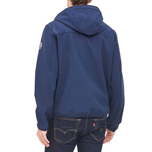 Tommy Hilfiger Men's Lightweight Water Resistant Breathable Hooded Performance Softshell Jacket - Image 5