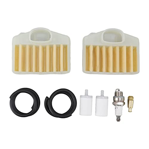 Kit de Filtro de Aire de Motosierra, Juego de Bujías de Filtro de Aire de Motosierra Profesional, para Husqvarna 362 365 371 372 372XP, Piezas de Repuesto Número OEM 503814501, 503814502, 503814503