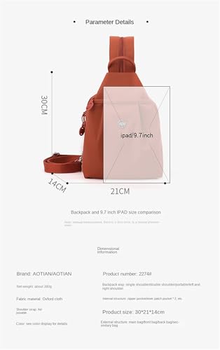 Waterproof 2-Way Commuter Bag Stylish Pmnuatice Waterproof Oxford Large Capacity Convertible Shoulder Bag, 3-in-1 Design2